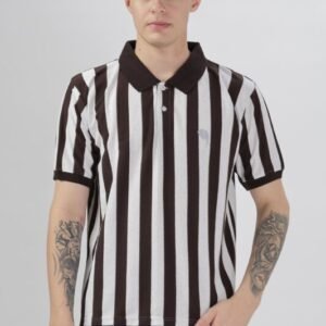 PR36 ||Brown Zipper||100% Cotton Polo T-Shirt