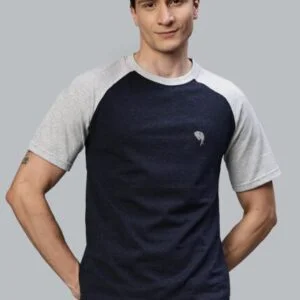 FS008 ||Navy|| Half Sleeve Round Neck T-Shirt