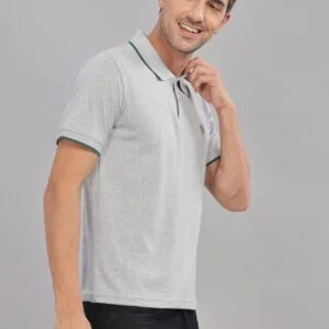 PR34 ||Grey||100% Cotton Polo T-Shirt