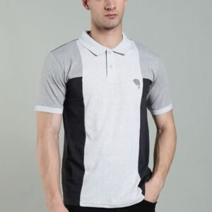 PR3 SS 007 || Charcoal||100% Cotton Polo T-Shirt