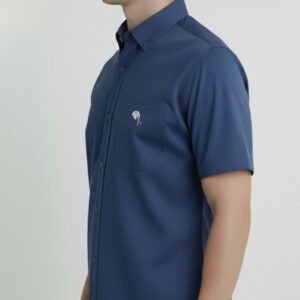 LS 003||AIRFORCE BLUE||Half Sleeve Shirt