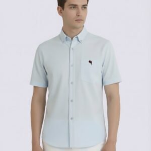 LS 003||ICE BLUE||Half Sleeve Shirt