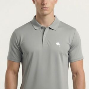 PR3 SS 007-B|| LITE GREY||100% Cotton Polo T-Shirt