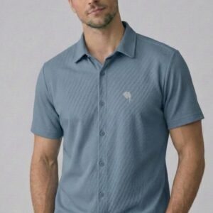 TS 001||ICE BLUE||Half Sleeve Shirt