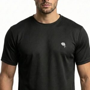 RHS003 ||BLACK|| Round Neck Half Sleeve