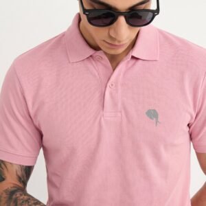 PR3 SS 008-B|| PINK||100% Cotton Polo T-Shirt
