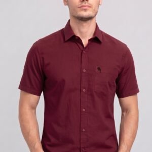 LS 005||Maroon||Half Sleeve Shirt